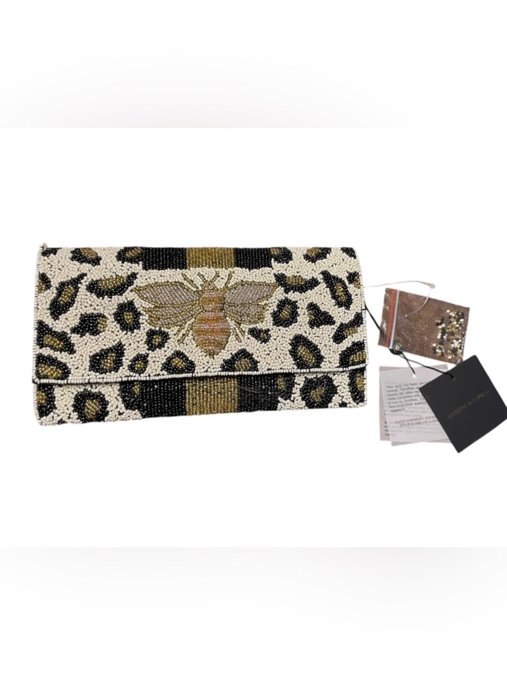 Beautiful America & Beyond “Bee Glam Clutch” NWT!!!